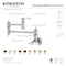Kingston Brass KS310BPLAC Bel Air Wall Mount Pot Filler Kitchen Faucet, Antique Copper KS310BPLAC - alternate 7